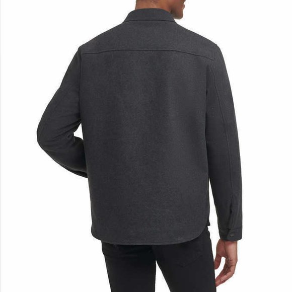 G.H. Bass & Co. Men's Wool Blend Sherpa Lined Jacket Coat Size XXL Gray Warm NEW - Picture 15 of 16